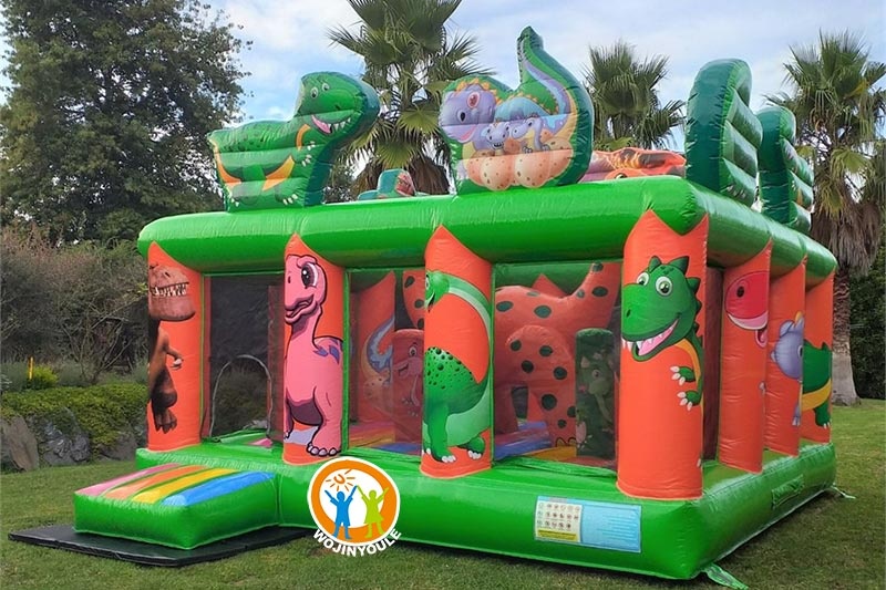 WB416 Dinosaur Themed Park Fun City Inflatable Bouncy Castle