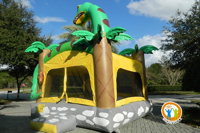 W B419Dinosaur Palm Bounce House Inflatable Castle