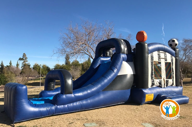 WB426 Sport Inflatable Wet Combo Bouncer Slide Pool