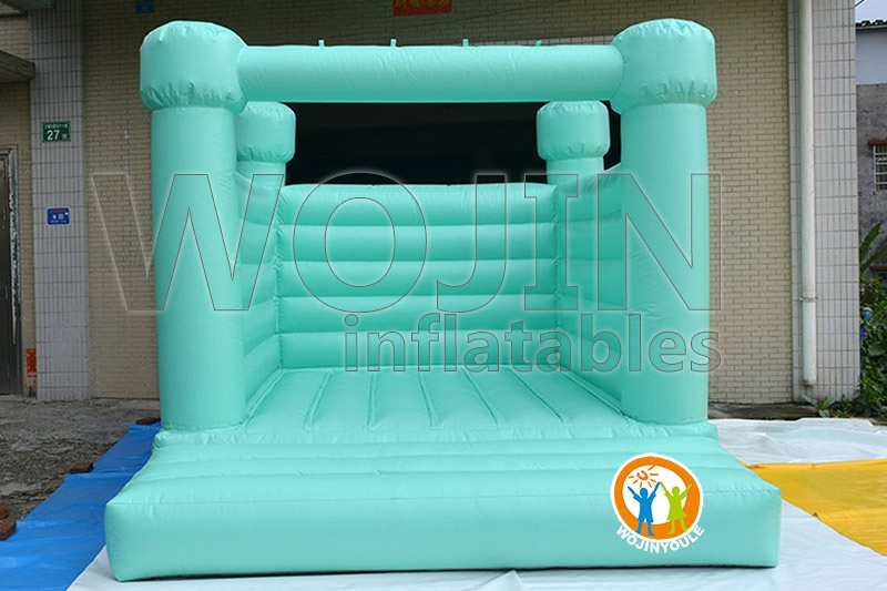 WJ203 Light Green Wedding Castle Inflatable Bounce House