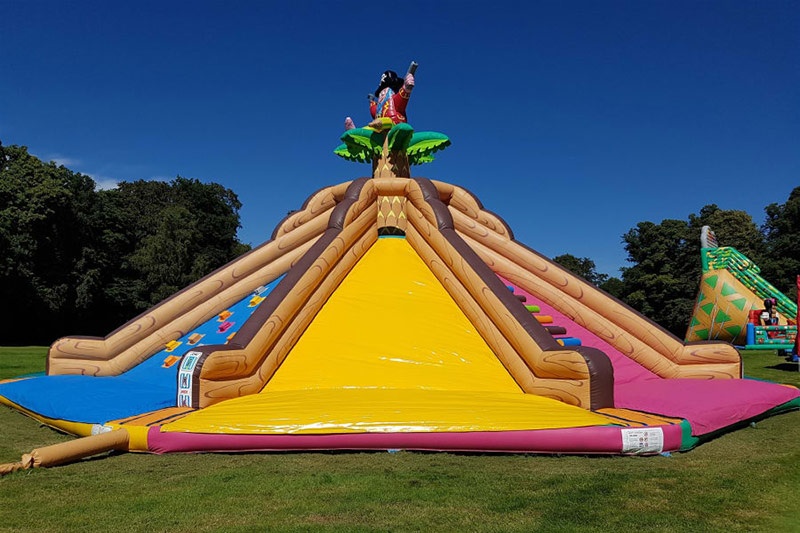 DS142 Pirate Inflatable Dry Slide Obstacle Course