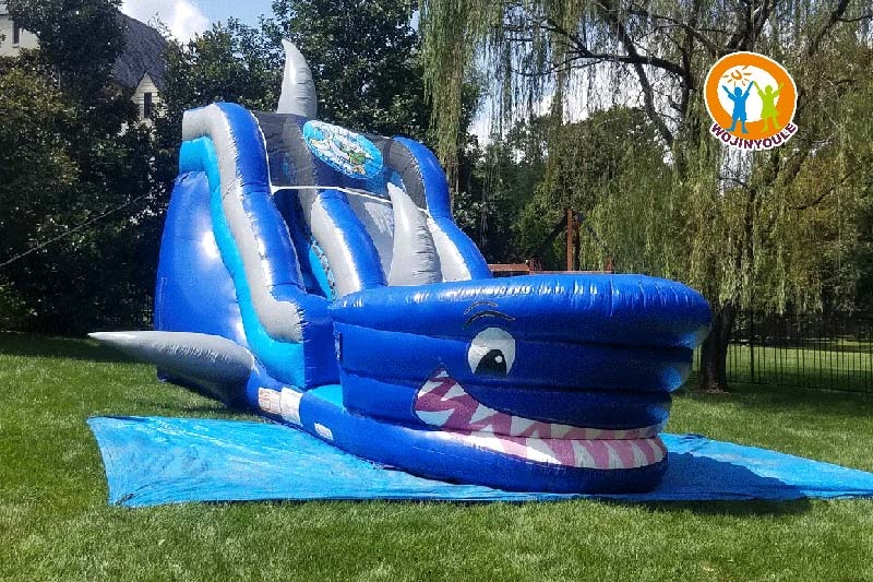 WS241 18ft Shark Tank Inflatable Water Slide