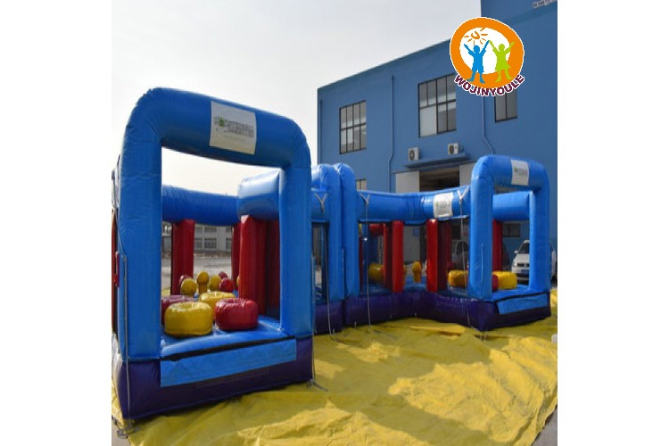 OC206 Curved Inflatable Obstacle Course