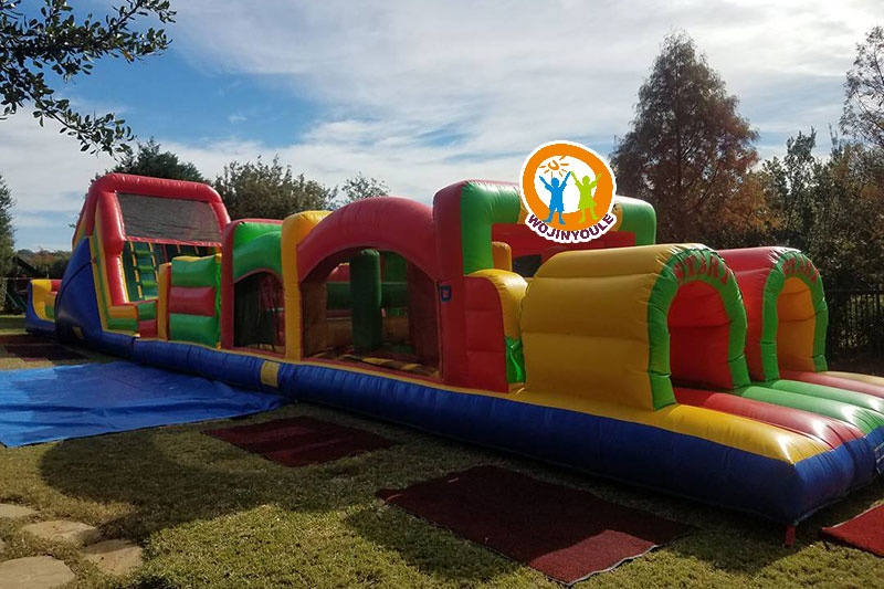 OC188 65ft 2 Lane Inflatable Obstacle Course