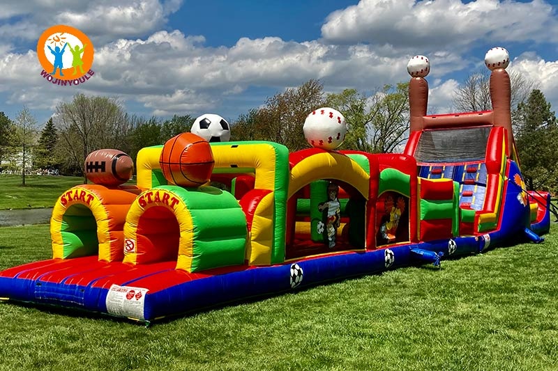 OC185 71ft Long Sports Inflatable Obstacle Course
