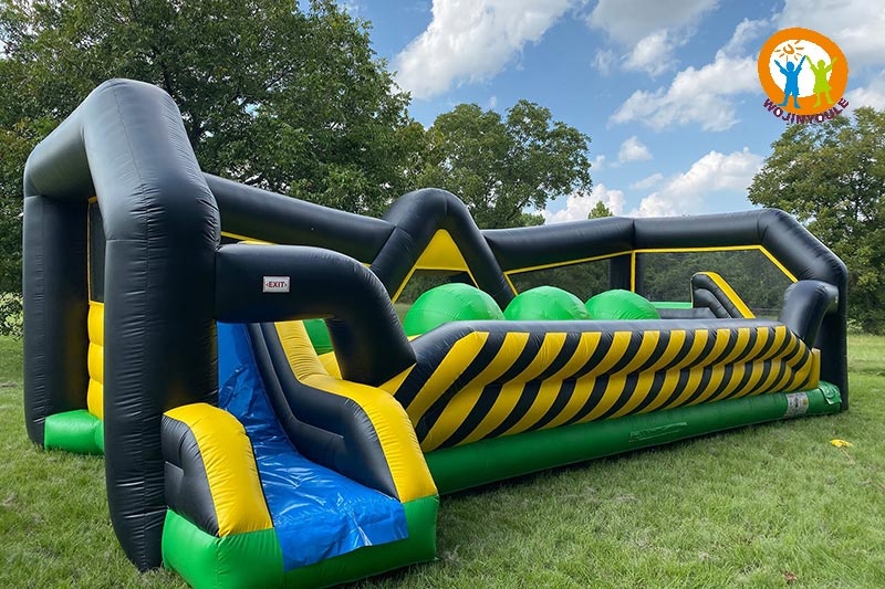 OC182 Toxic Run Wipe-Out Challenge Inflatable Obstacle Course