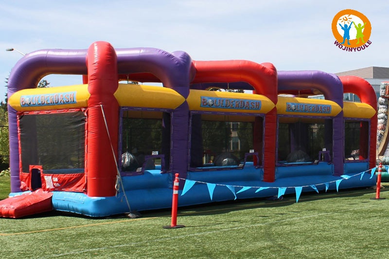 OC180 54ft Boulder Dash Inflatable Obstacle Course