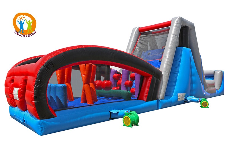OC175 45ft Long Ninja Inflatable Obstacle Course Game