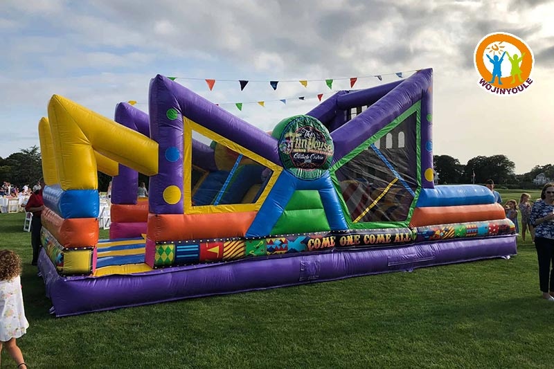 OC171 Fun House Inflatable Obstacle Course Game