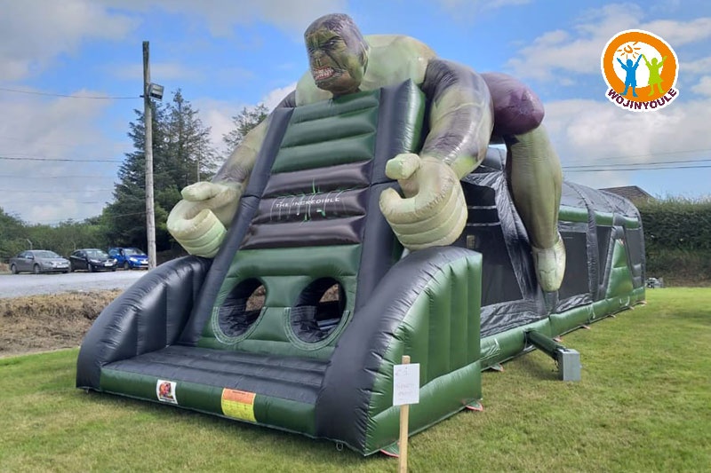 OC155 52ft Hulk Inflatable Obstacle Course Game
