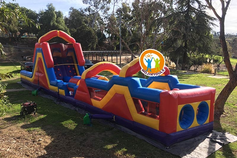 OC162 Commercial Mobile 70ft Inflatable Obstacle Course