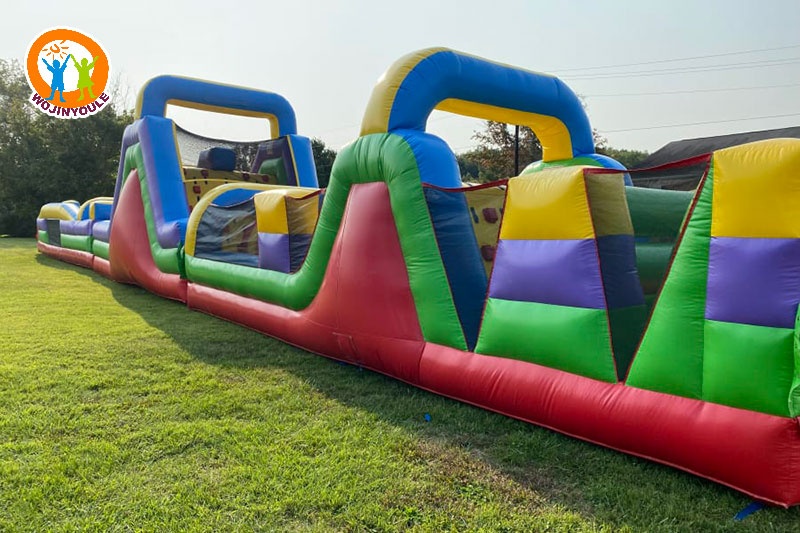 OC168 90ft Mega Inflatable Obstacle Course Game