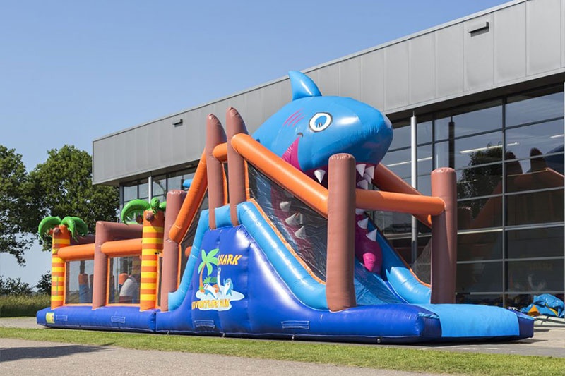 OC007 Shark run 17m Inflatable Obstacle Courses