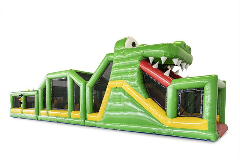 OC009 Modular Crocodile 19.5m Inflatable Obstacle Courses
