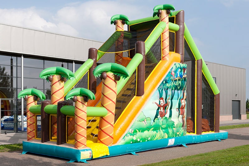 OC021 Jungle Basejump 12.5m Inflatable Obstacle Courses