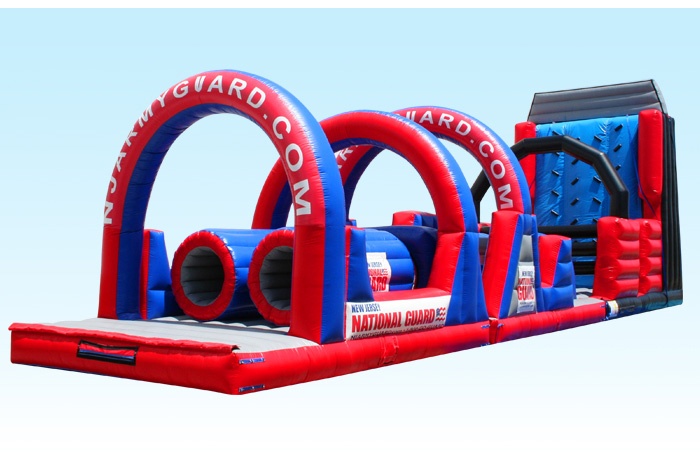 OC016 65ft Rock Climb Inflatable Obstacle Courses Sport Game