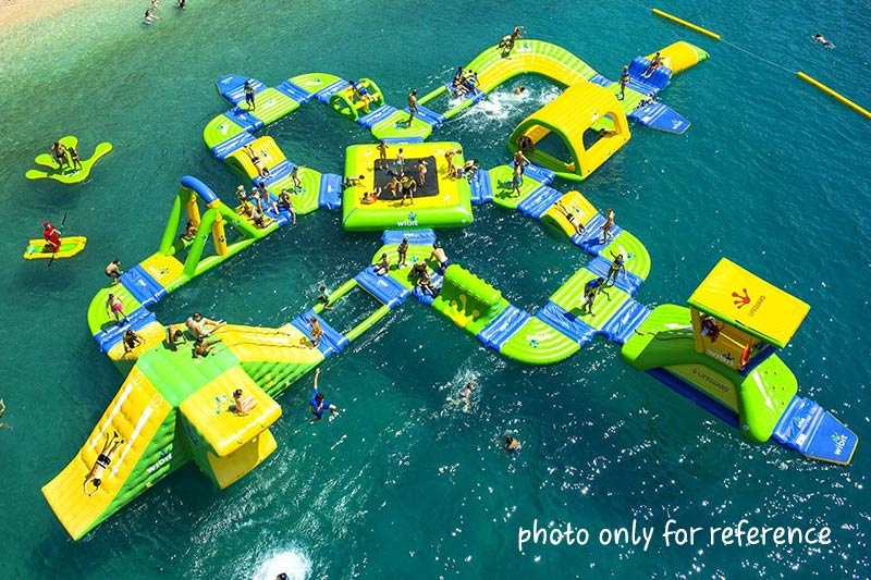 AP024 Splish Splash Water Park Inflatable Aqua Park
