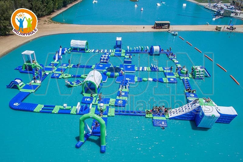 AP053 Commercial Lake Inflatable Water Park Floating Aqua Park