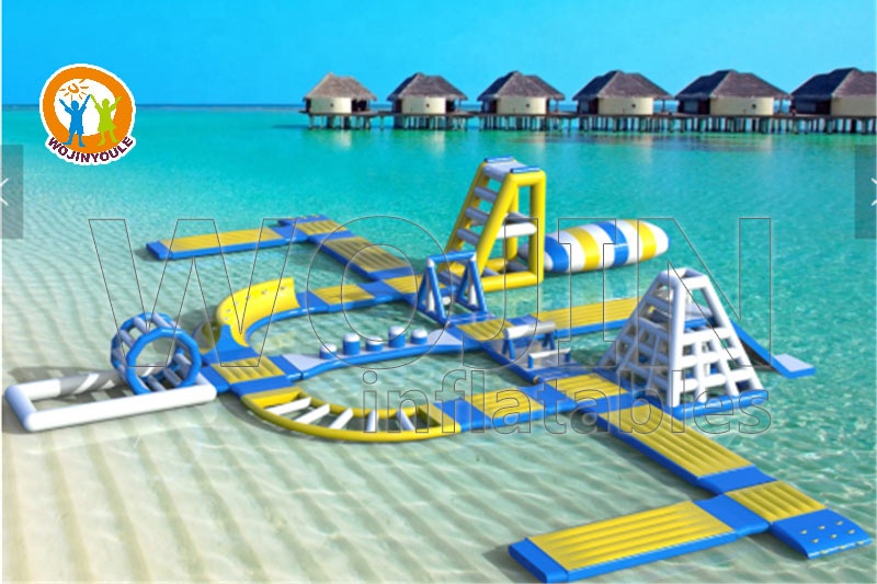 AP054 Commercial Lake Inflatable Water Park Floating Aqua Park