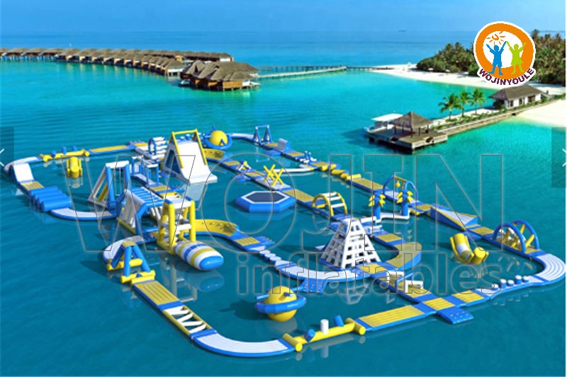 AP055 Commercial Lake Inflatable Water Park Floating Aqua Park