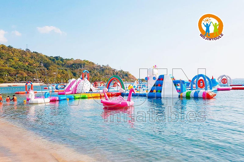 AP078 Outdoor Inflatable Aqua Park Floating Water Park