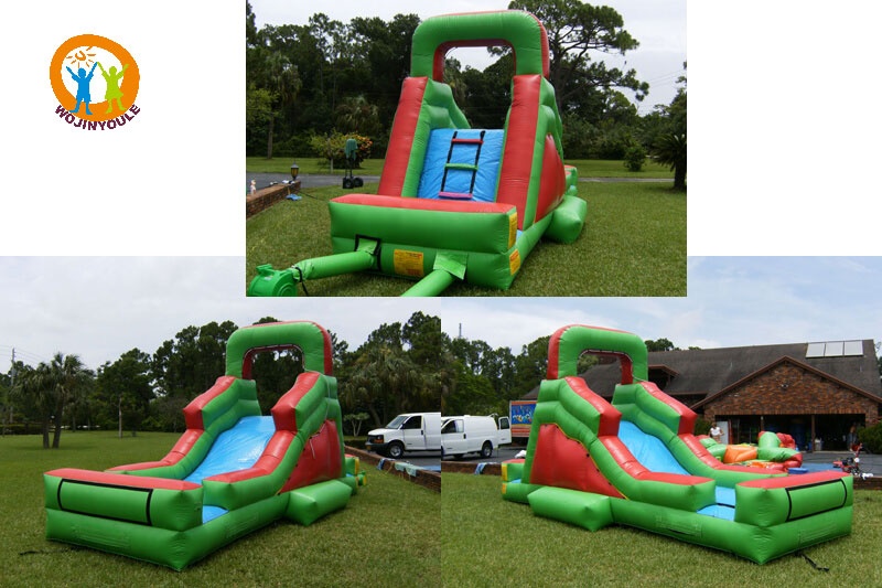 WS170 Elite Slide Green Inflatable Water Slide