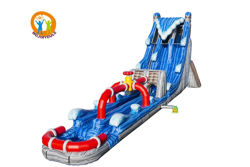 WS180 30ft Hoover Dam Inflatable Water Slide with Pool