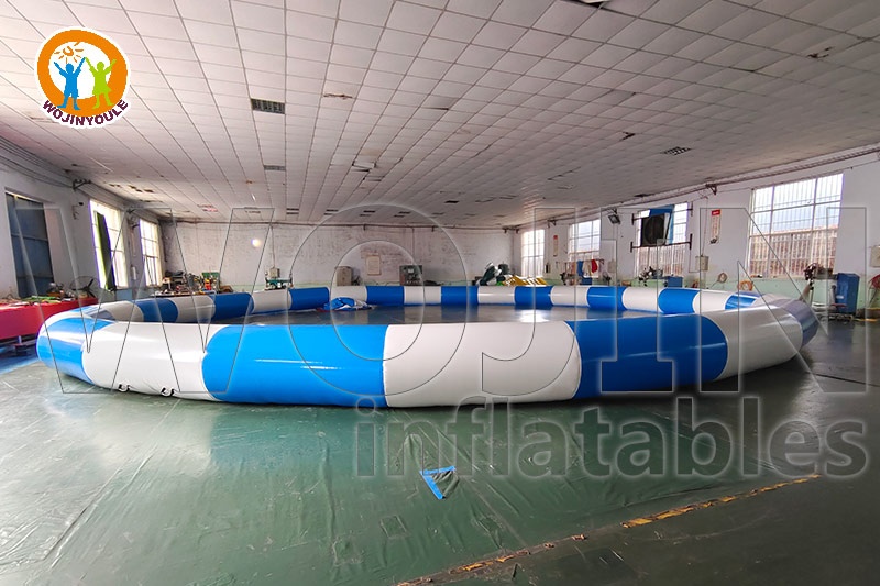 WP091 Commercial Outdoor Blue White Inflatable Water Pool for Sale