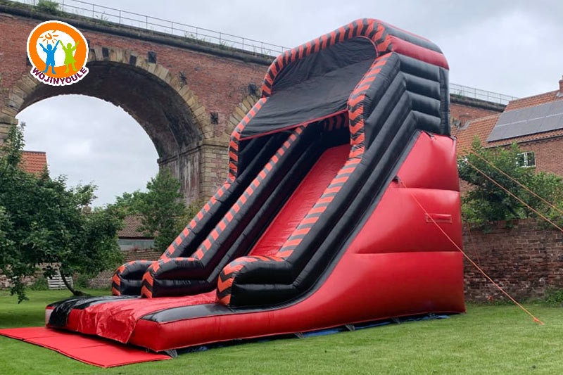 DS156 20ft Hyper Theme Inflatable Dry Slide