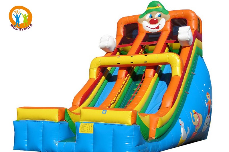 DS168 24ft Circus Double Lane Inflatable Dry Slide