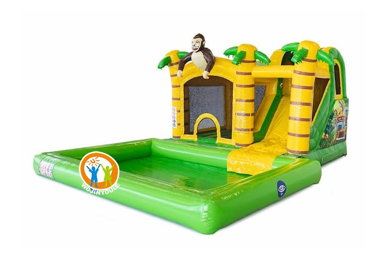 MC404 Multi Splash Inflatable Bouncer Water Slide w/ pool