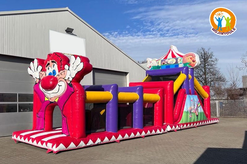 OC027 56ft Circus Track Inflatable Obstacle Course
