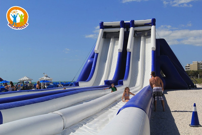 WW090 200ft Long High Tide Dual Lane Inflatable Water Slide