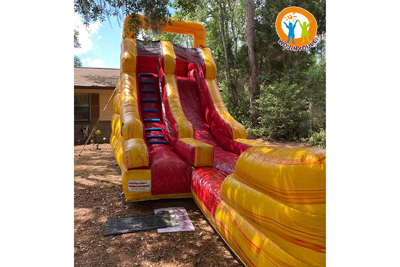 WW116 15ft Lava Inflatable Water Slide with Pool