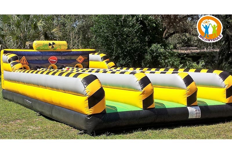 SG177 37ft 3 Lane Inflatable Bungee Run Race Games