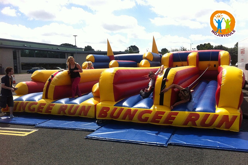 SG187 40ft 2 Lane Inflatable Bungee Run Race Games
