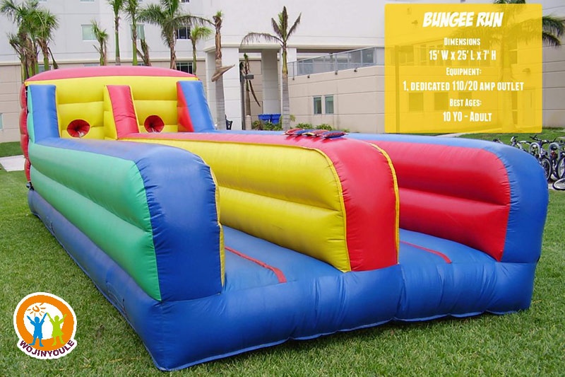 SG195 25ft Dual Lane Inflatable Bungee Run Race Games