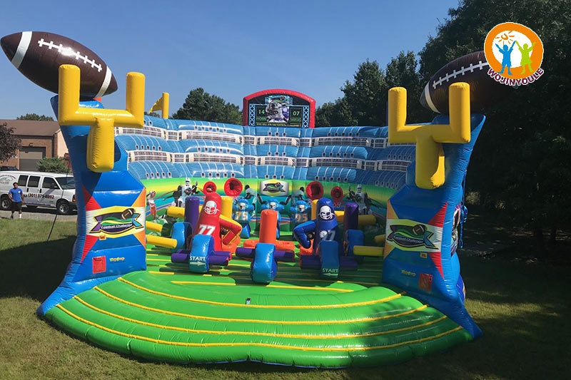SG161 Inflatable Football Challenge Game Obstacle Course