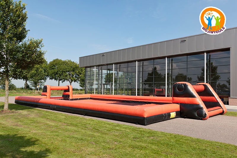 SG166 Red Black Inflatable Soccer Field Human Football