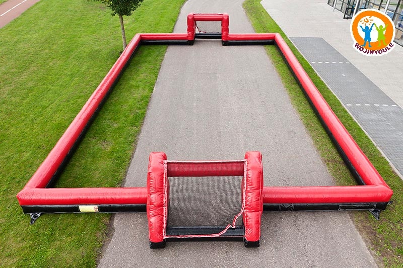 SG165 Red Black Inflatable Soccer Field Human Football