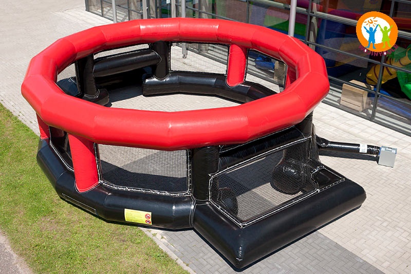 SG170 Red Black Inflatable Panna Soccer Cage Sport Game