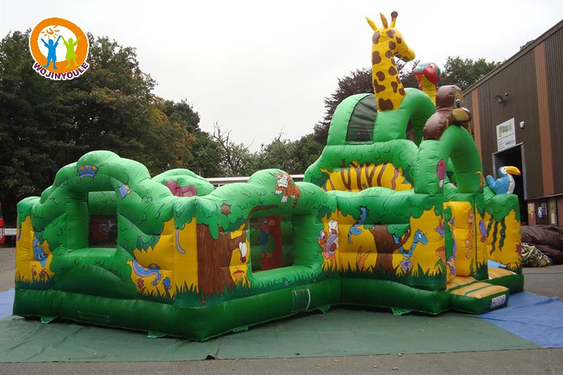 WJ211 Jungle Activity Inflatable Park Fun City Playground