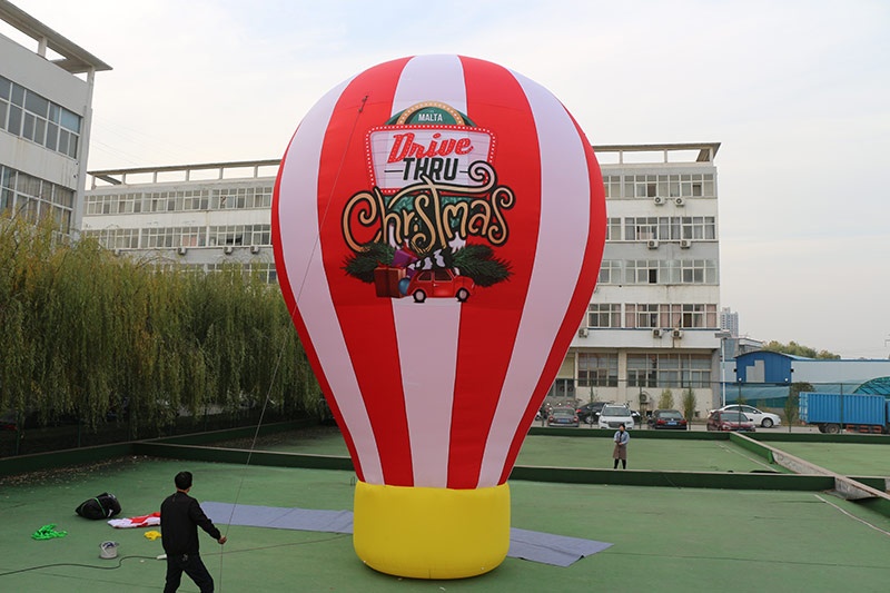 AD015 Santa Claus Inflatable Balloon Ball Advertising Event