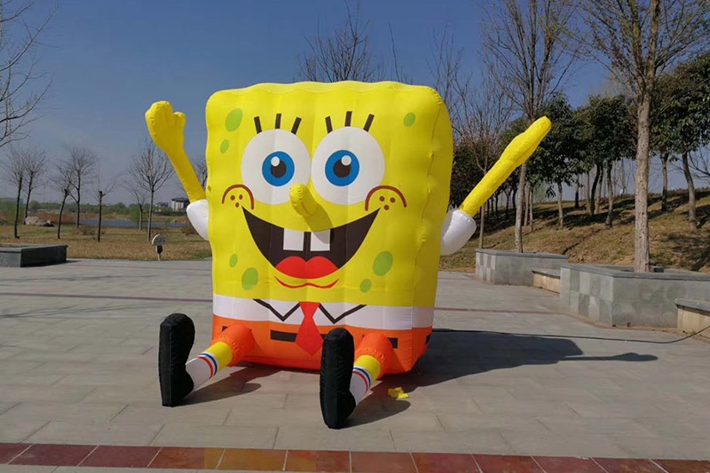 AD027 Advertising Inflatable SpongeBob Cartoon For Party Event