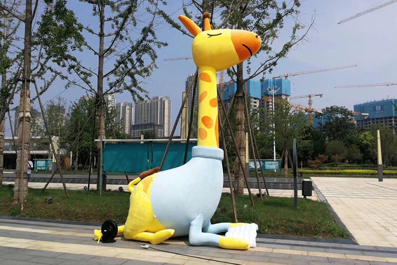 AD032 Advertising Inflatable Giraffe For Party Event Decoration Toy