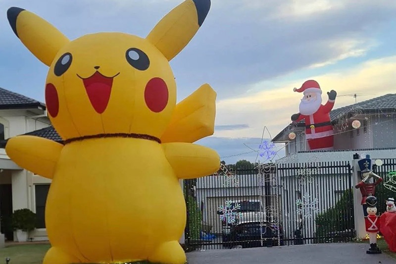 AD037 Advertising Inflatable Pikachu Cartoon For Party Event