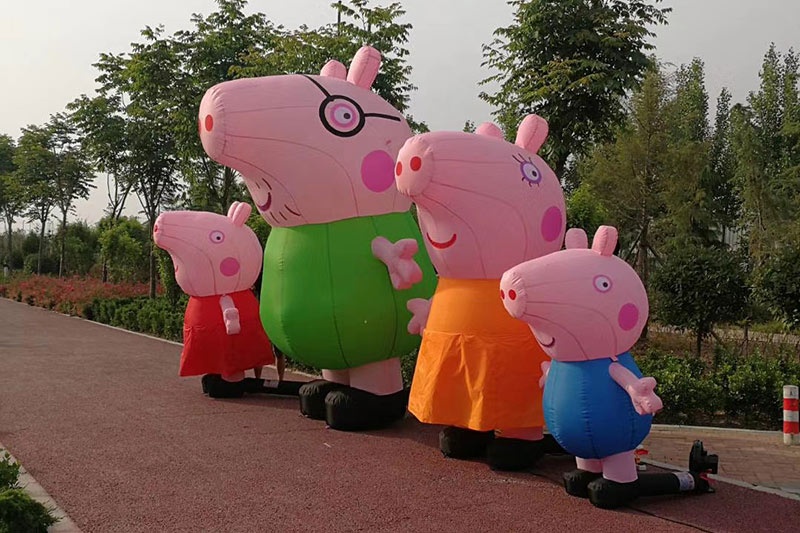 AD044 Outdoor Inflatable Peppa Pig Cartoon For Event Decoration