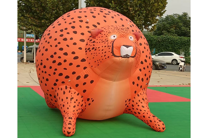 AD048 Outdoor Inflatable Leopard Cartoon For Event Decoration