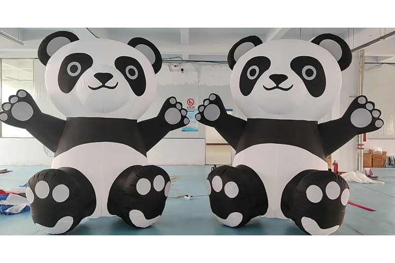 AD053 Inflatable Panda Cartoon For Party Event Decoration Toy
