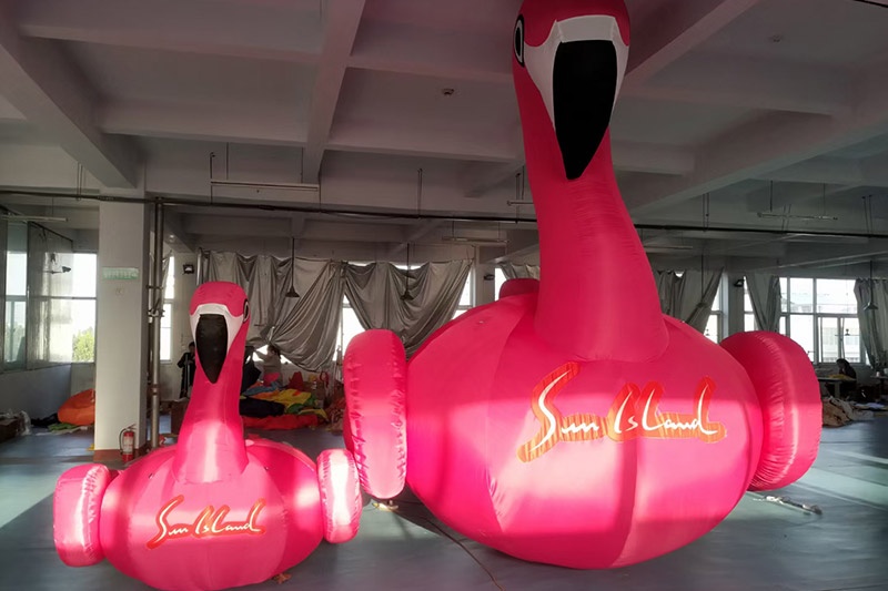 AD056 Inflatable Flamingo Cartoon For Party Event Decoration Toy